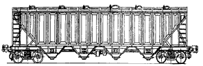 Four-axle wagon for granular polymer(2)