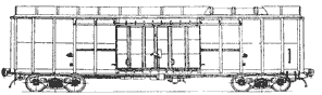 Four-axle covered wagon(2)