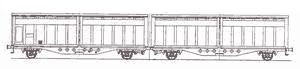 Four-axle wagon, model Laakklps