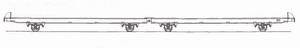 Flat wagon, model Laaps