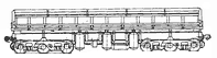 Six-axle dump car
