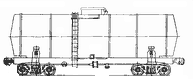 Four-axle tank wagon for spirit(2)